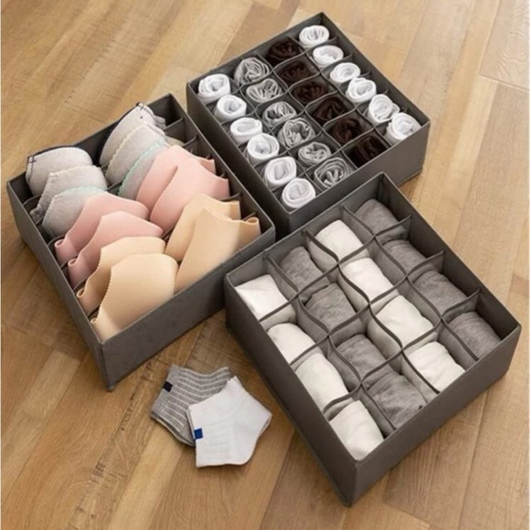 3 Piece Underwear Storage Box - Picture 1 of 2